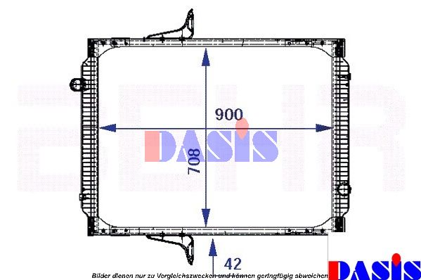 AKS DASIS Radiators, Motora dzesēšanas sistēma 390014N